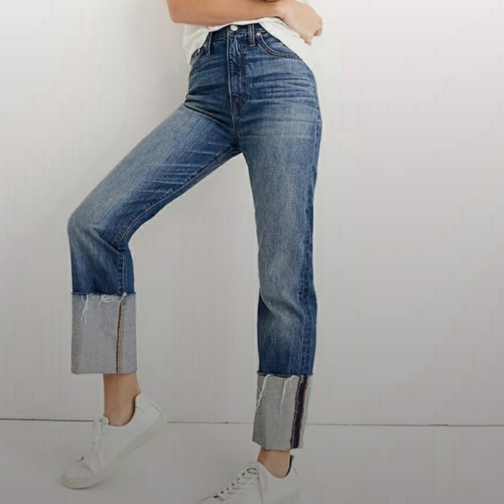 Madewell Rigid Straight Crop Jeans